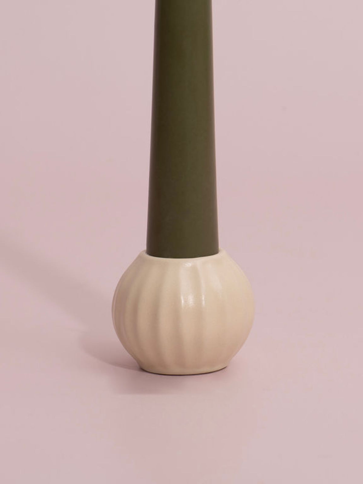 Alabaster Posey Ceramic 25cm Taper Candle Holder - Medium Pack of 1