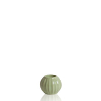 Pistachio Posey Ceramic 25cm Taper Candle Holder - Medium