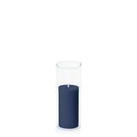 Sapphire 5cm x 10cm Pillar in 5.8cm x 15cm Glass