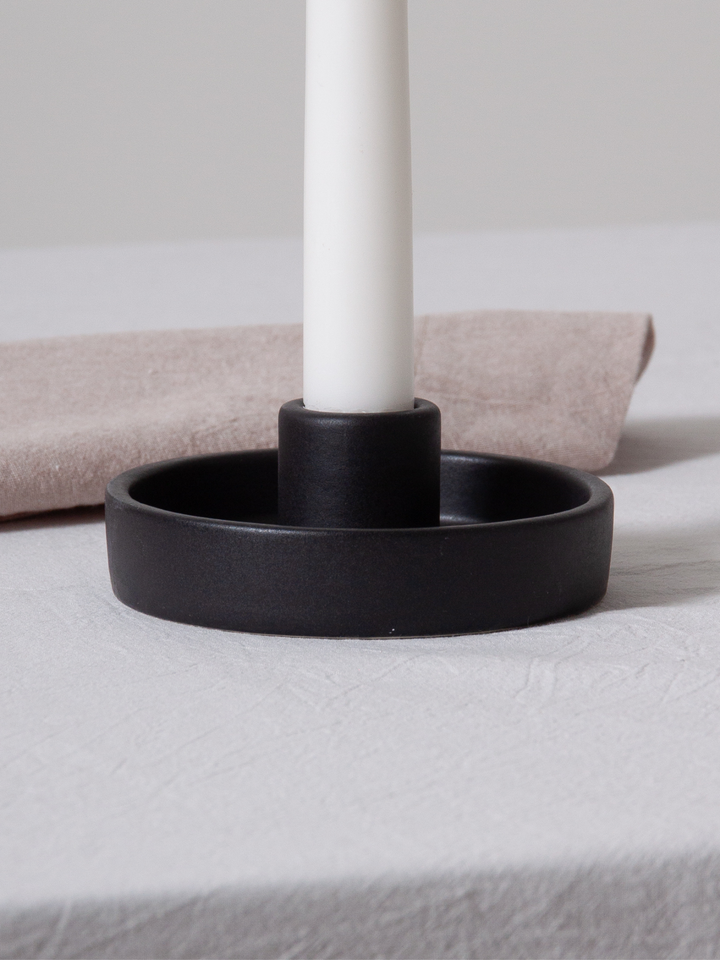 Ink Amara Ceramic Candle Holder - Medium Pack of 1