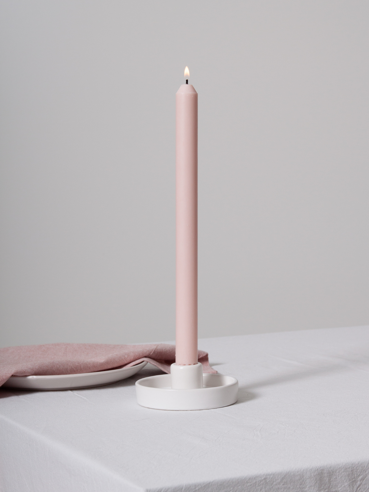 Lace Amara Ceramic Candle Holder - Medium