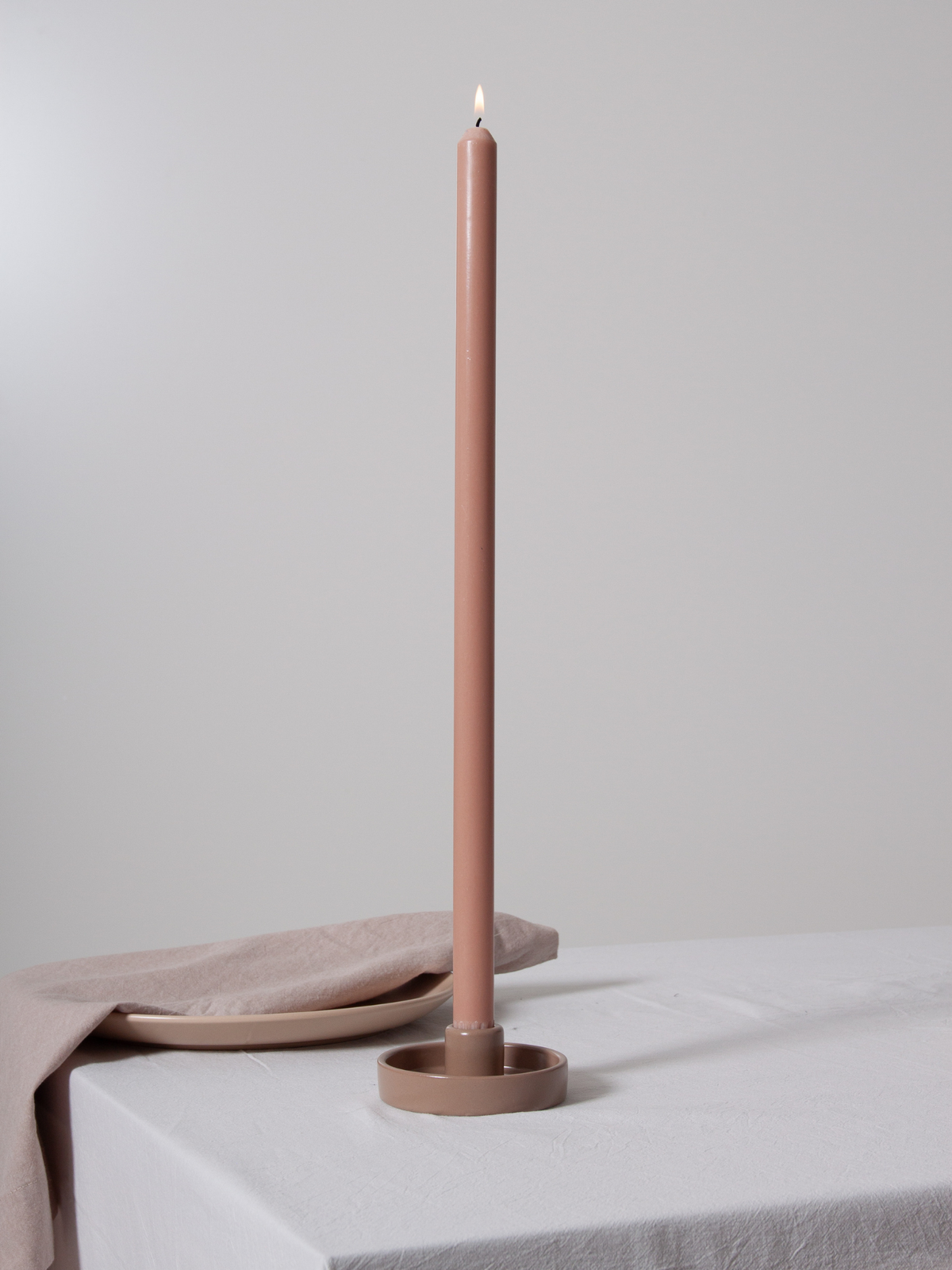 Mocha Amara Ceramic Candle Holder - Medium Pack of 1