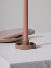 Mocha Amara Ceramic Candle Holder - Medium Pack of 1