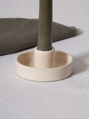 Alabaster Amara Ceramic Candle Holder - Small