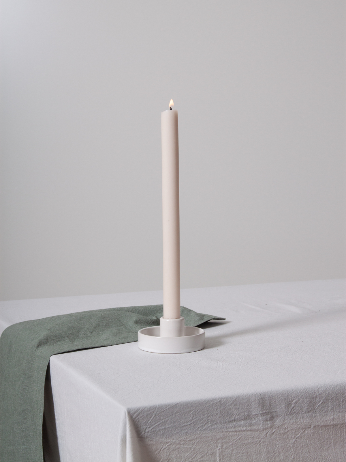Lace Amara Ceramic Candle Holder - Small Pack of 1