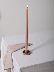 Mocha Amara Ceramic Candle Holder - Small Pack of 1