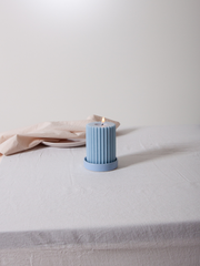 Bermuda Zara Ceramic Pillar Candle Holder - Small Pack of 1