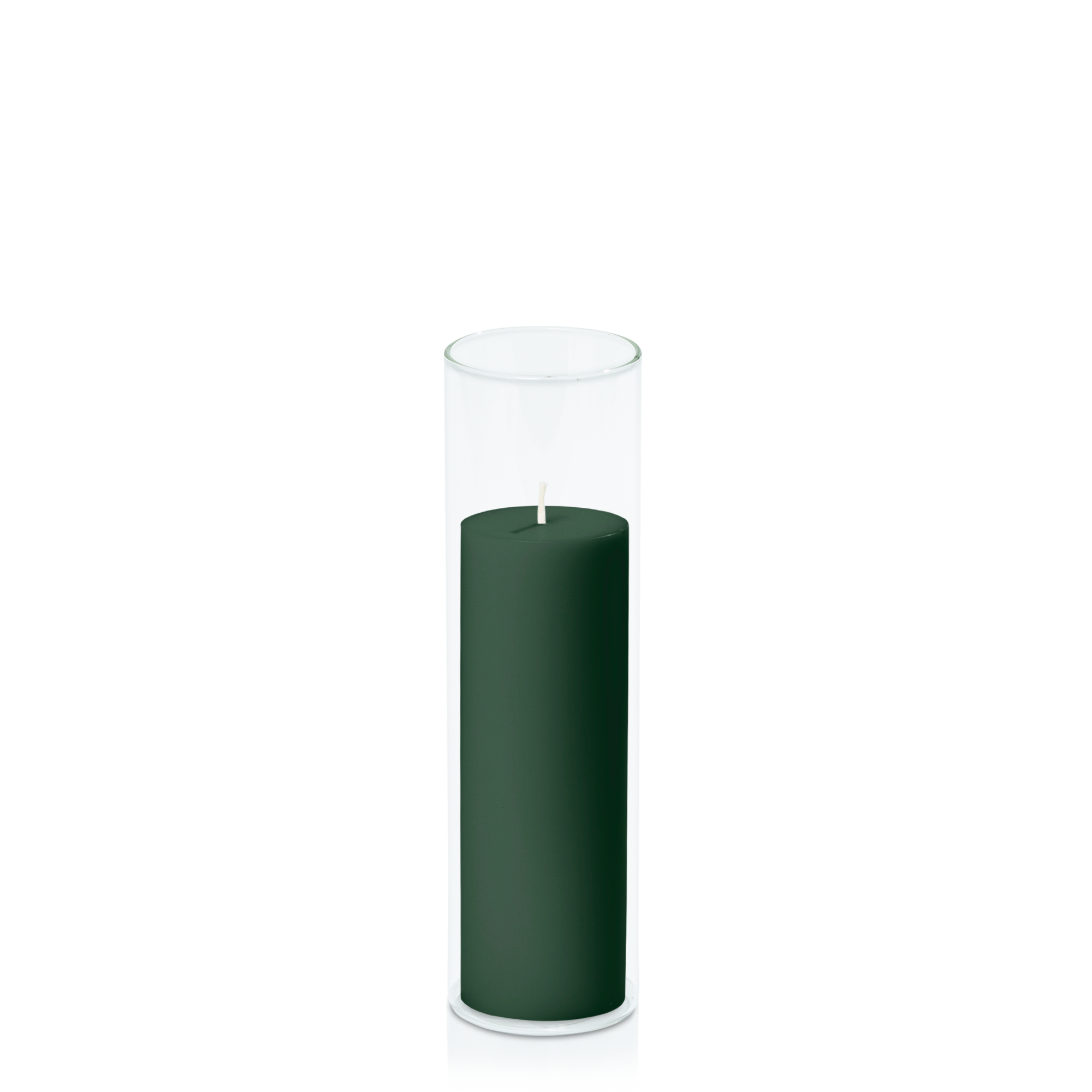 Forest 5cm x 15cm Pillar in 5.8cm x 20cm Glass Pack of 1