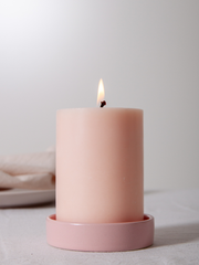 Primrose Zara Ceramic Pillar Candle Holder - Small Pack of 1