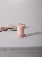 Primrose Zara Ceramic Pillar Candle Holder - Small Pack of 1