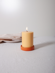 Spice Zara Ceramic Pillar Candle Holder - Small Pack of 1
