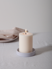 Wisteria Zara Ceramic Pillar Candle Holder - Small Pack of 1