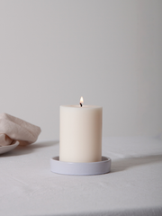 Wisteria Zara Ceramic Pillar Candle Holder - Small Pack of 1