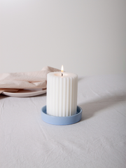 Bermuda Zara Ceramic Pillar Candle Holder - Medium Pack of 1