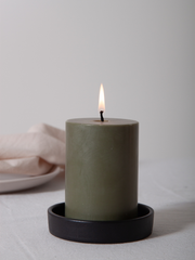 Ink Zara Ceramic Pillar Candle Holder - Medium Pack of 1