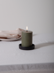 Ink Zara Ceramic Pillar Candle Holder - Medium Pack of 1