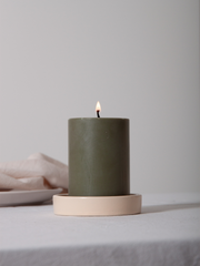 Macaron Zara Ceramic Pillar Candle Holder - Medium Pack of 1