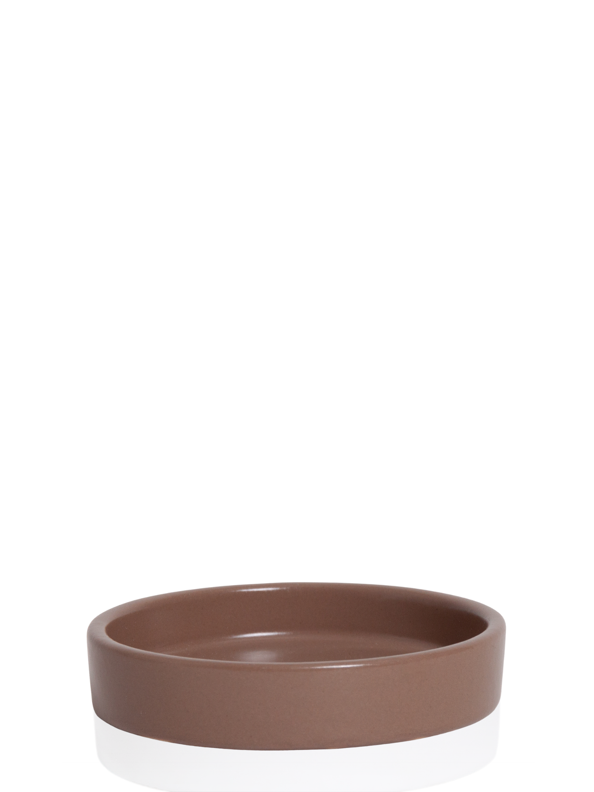 Mocha Zara Ceramic Pillar Candle Holder - Medium