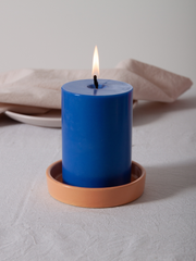 Nectar Zara Ceramic Pillar Candle Holder - Medium Pack of 1