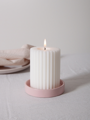 Primrose Zara Ceramic Pillar Candle Holder - Medium Pack of 1