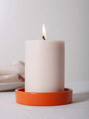 Spice Zara Ceramic Pillar Candle Holder - Medium Pack of 1