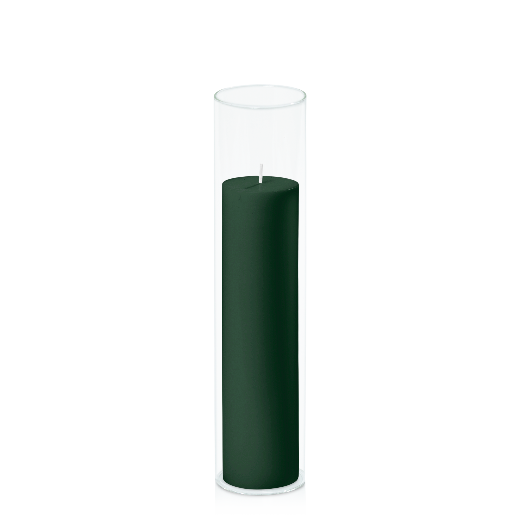 Forest 5cm x 20cm Pillar in 5.8cm x 25cm Glass Pack of 1