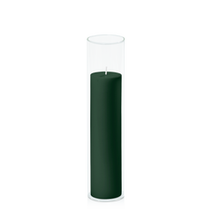 Forest 5cm x 20cm Pillar in 5.8cm x 25cm Glass Pack of 1
