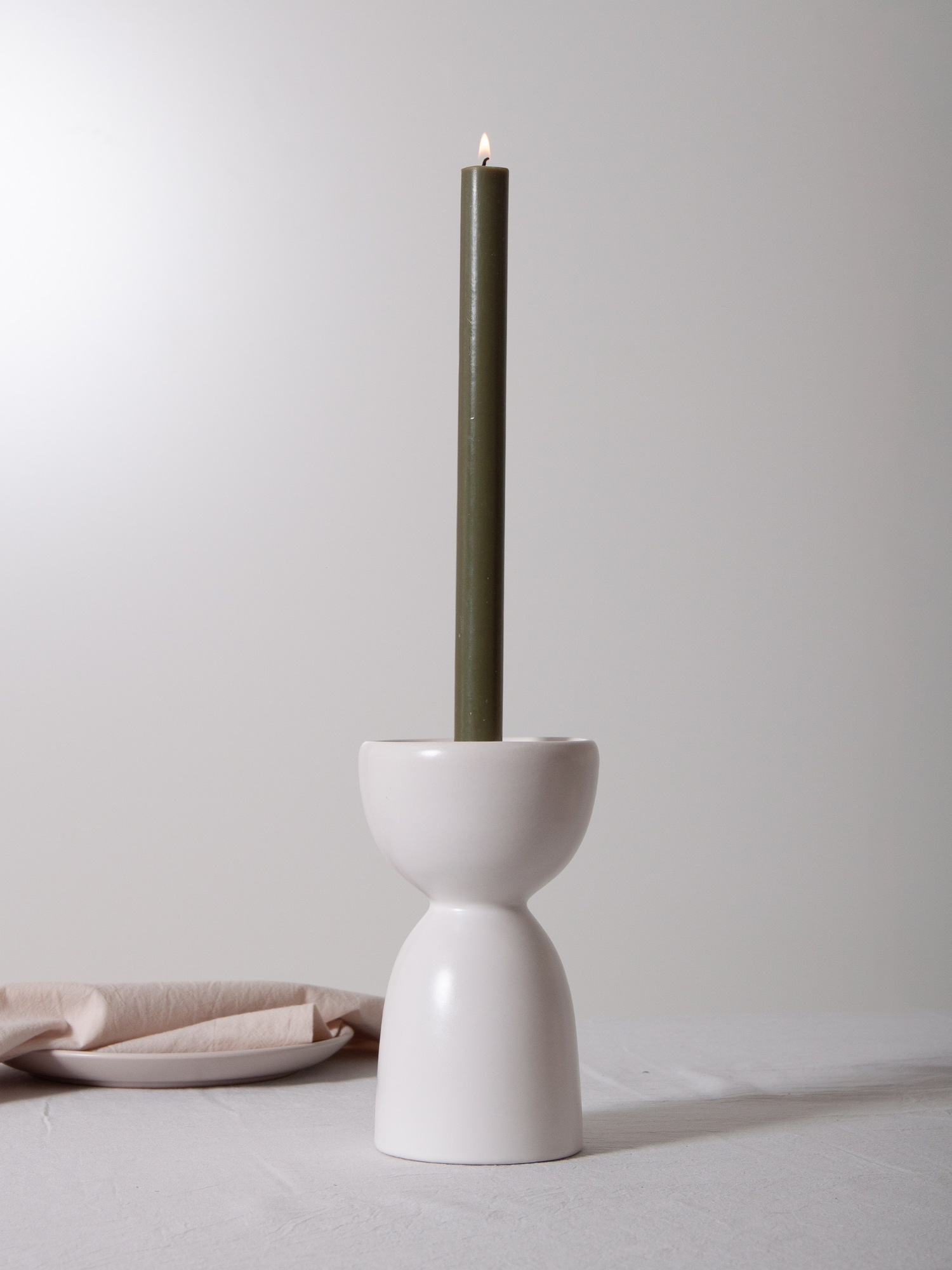 Lace Noa Ceramic Multi Candle Holder - Large Pack of 1