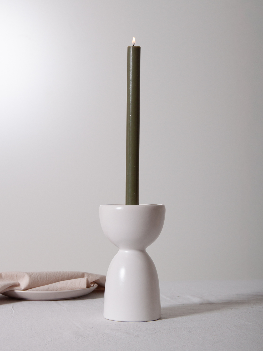 Lace Noa Ceramic Multi Candle Holder - Large Pack of 1