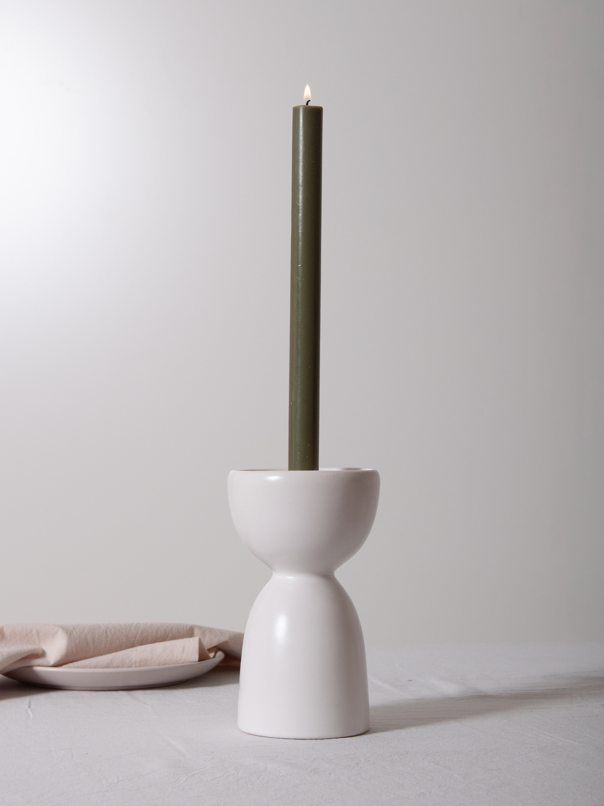 Lace Noa Ceramic Multi Candle Holder - Large Pack of 1