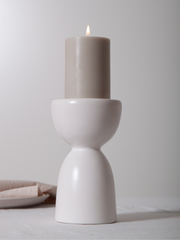 Lace Noa Ceramic Multi Candle Holder - Large Pack of 1