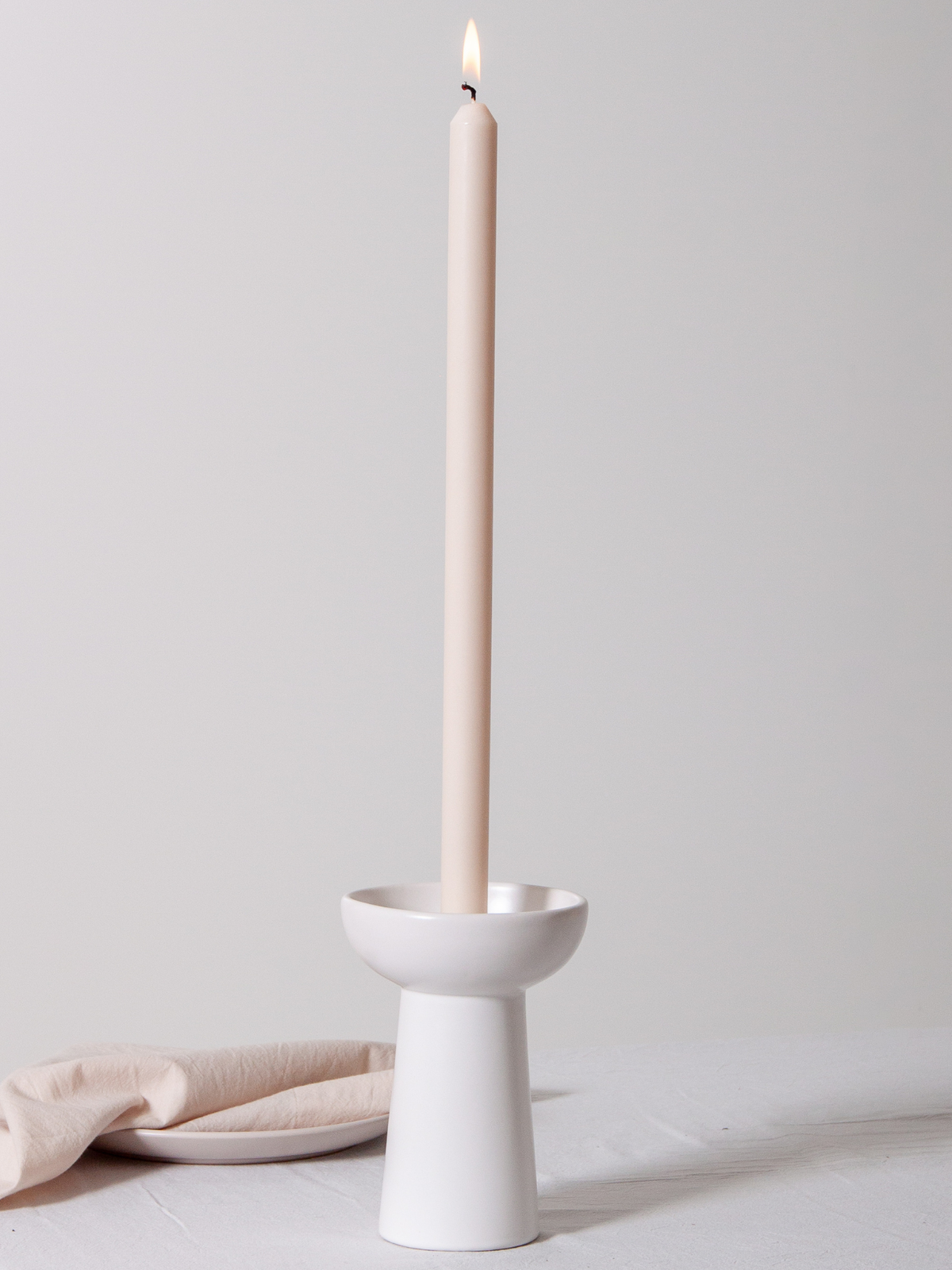 Lace Esme Ceramic Candle Holder - Medium Pack of 1