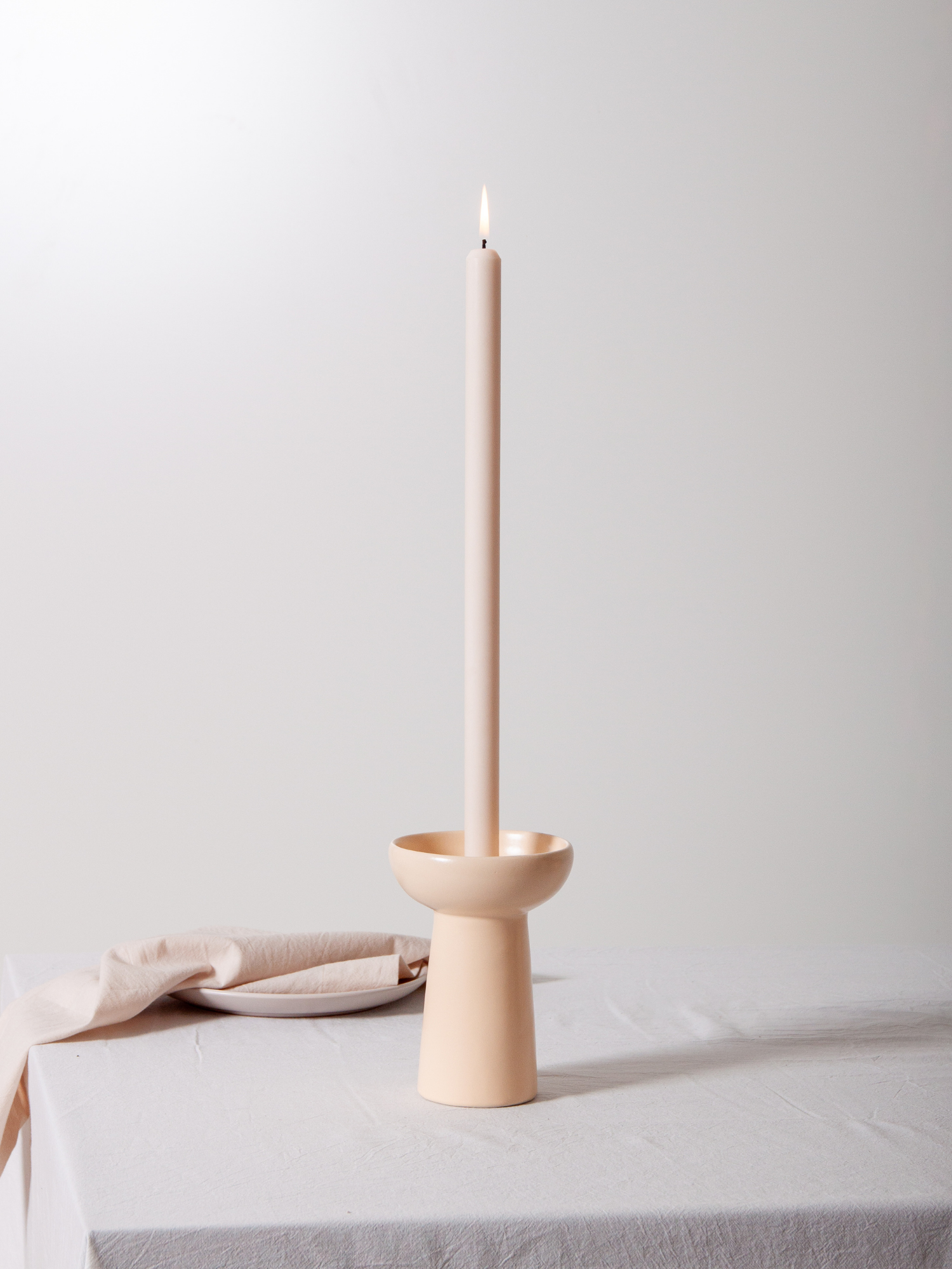 Macaron Esme Ceramic Candle Holder - Medium Pack of 1
