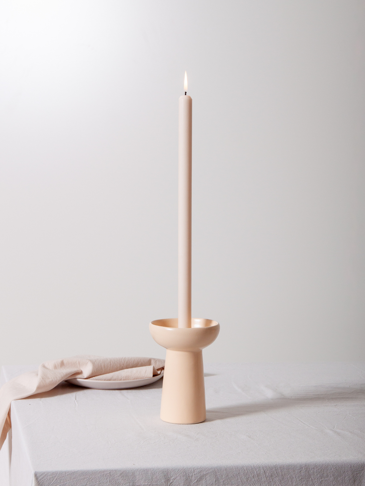 Macaron Esme Ceramic Candle Holder - Medium Pack of 1