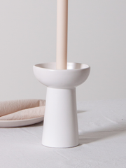 Lace Esme Ceramic Candle Holder - Large