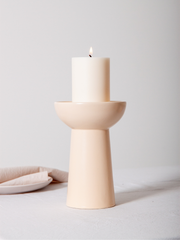 Macaron Esme Ceramic Candle Holder - Large Pack of 1
