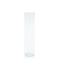 Clear 5.8cm x 25cm Glass Cylinder