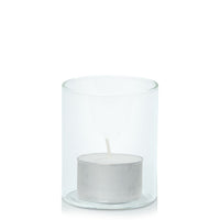 White Event Tealight in 5.8cm x 7cm Glass