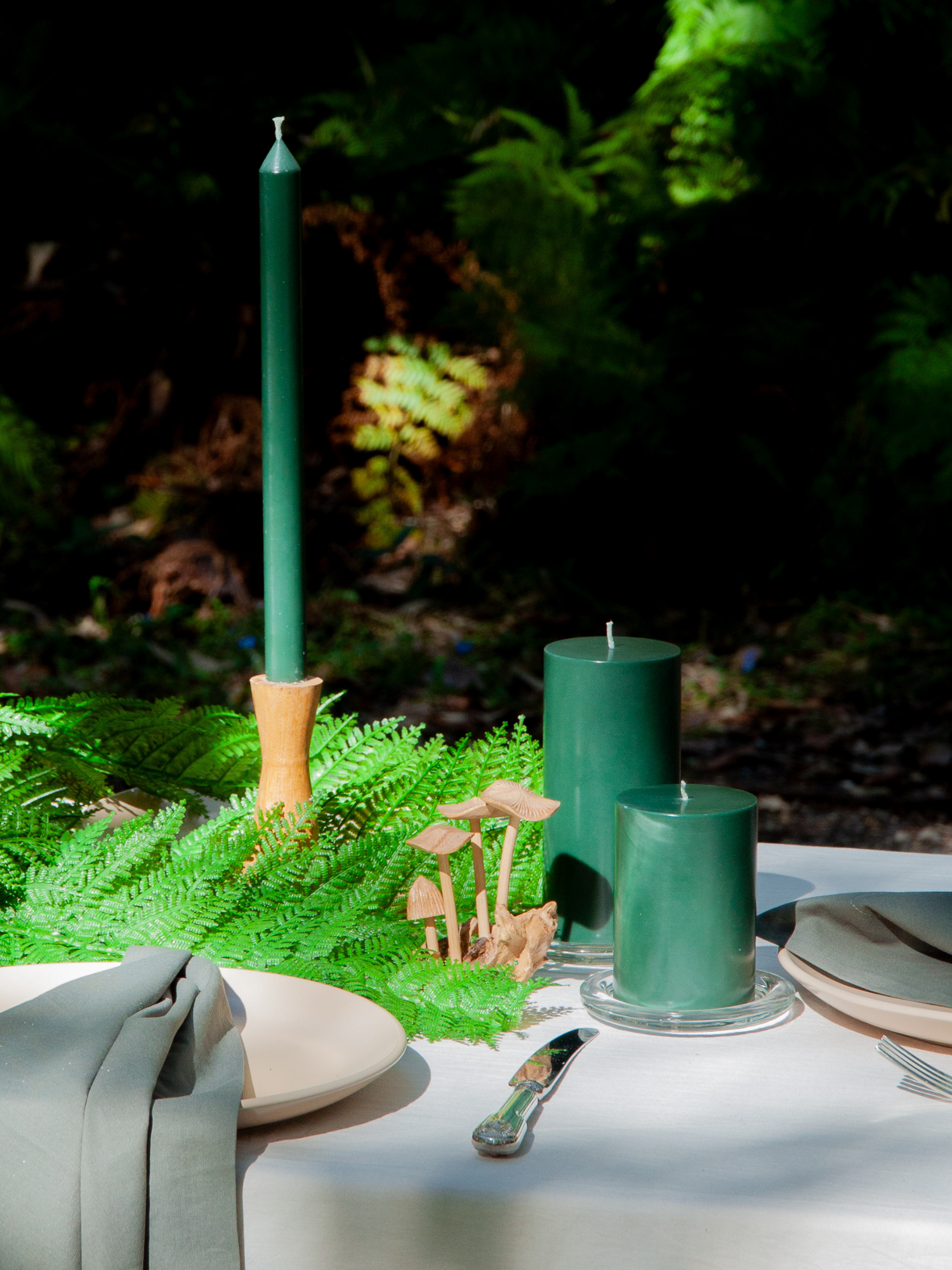 Forest 5cm x 4cm Slim Pillar Pack of 1