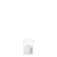 Stone 5cm x 4cm Pillar in 5.8cm x 7cm Glass