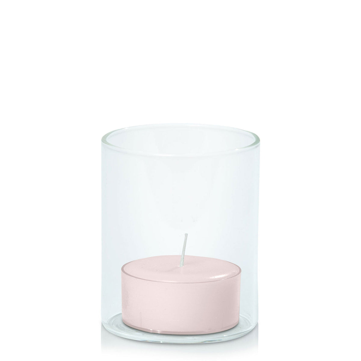 Antique Pink Tealight in 5.8cm x 7cm Glass - Set of 96