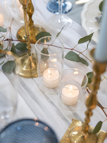 Capri Tealight in 5.8cm x 7cm Glass - Set of 96