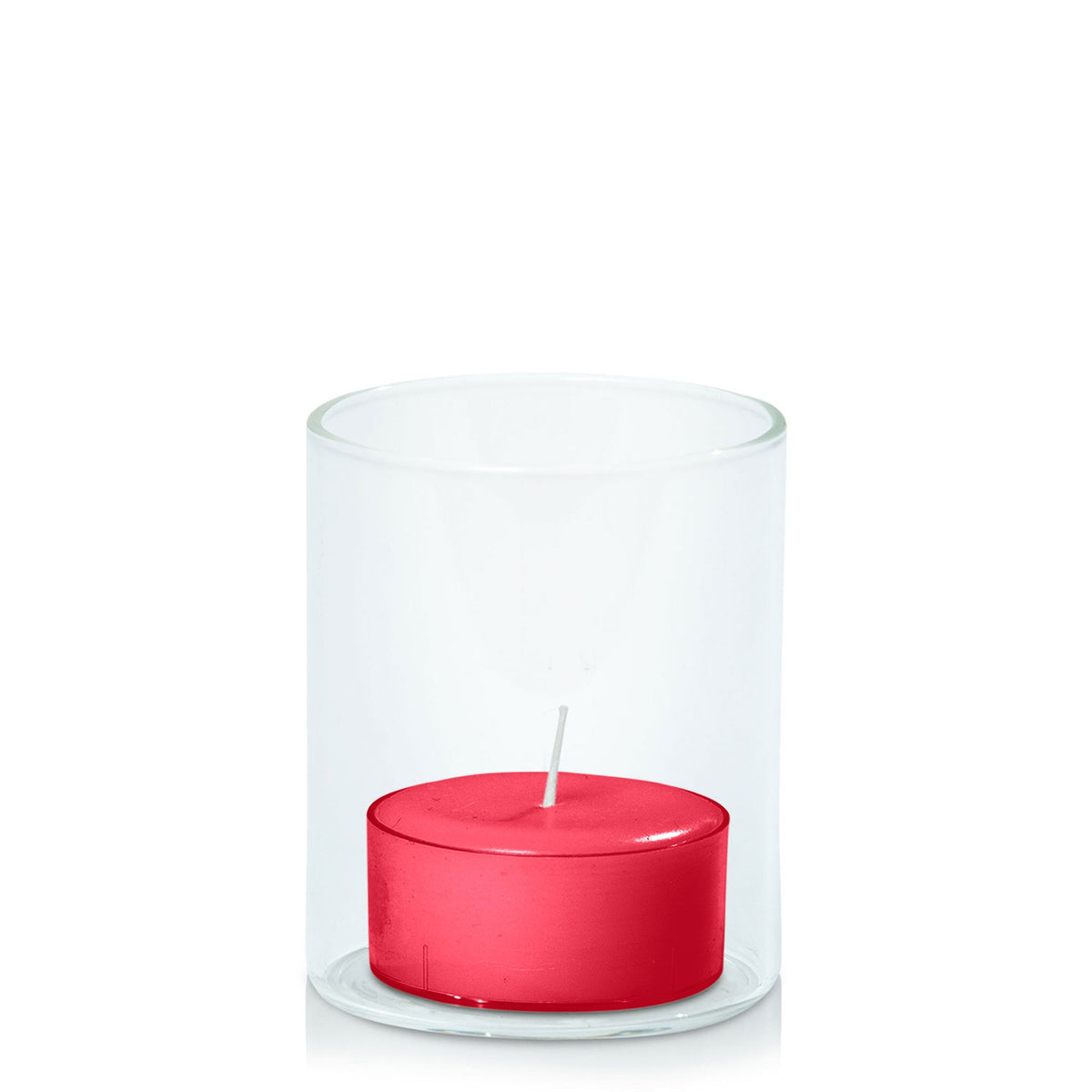 Carnival Red Tealight in 5.8cm x 7cm Glass - Set of 96