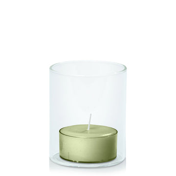 Matcha Tealight in 5.8cm x 7cm Glass - Set of 96