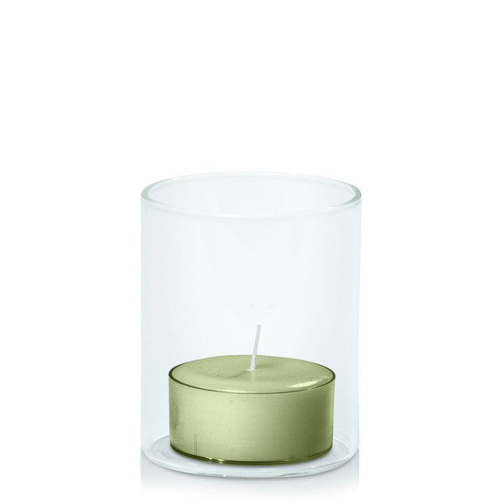 Matcha Tealight in 5.8cm x 7cm Glass - Set of 96
