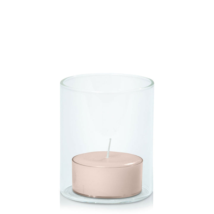 Nude Tealight in 5.8cm x 7cm Glass - Set of 96