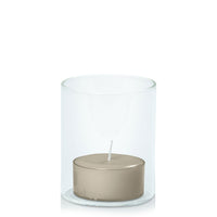 Pale Eucalypt Tealight in 5.8cm x 7cm Glass - Set of 96