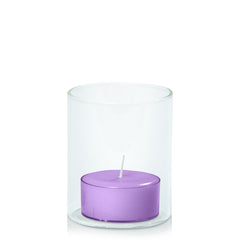 Purple Tealight in 5.8cm x 7cm Glass - Set of 96