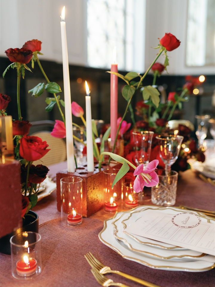 Scarlet Tealight in 5.8cm x 7cm Glass - Set of 96