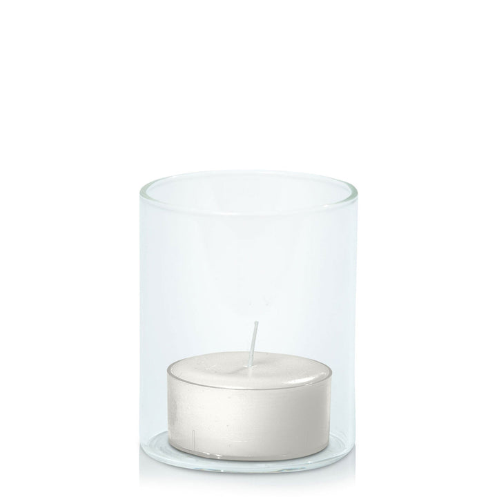 Stone Tealight in 5.8cm x 7cm Glass - Set of 96